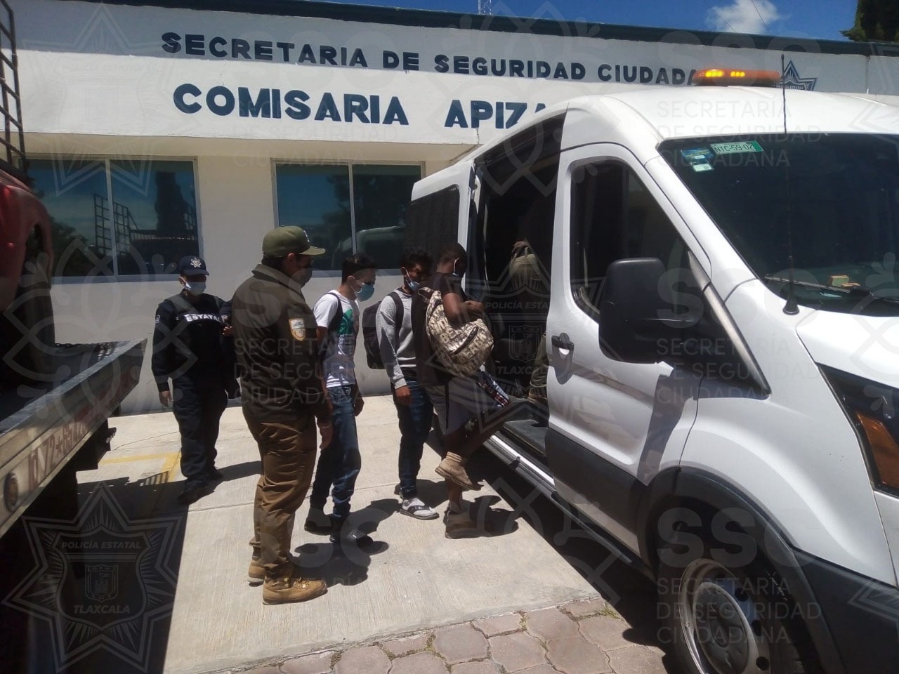 Asegura SSC a dos personas por tráfico de indocumentados